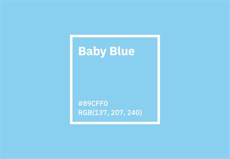 is baby blue a color.